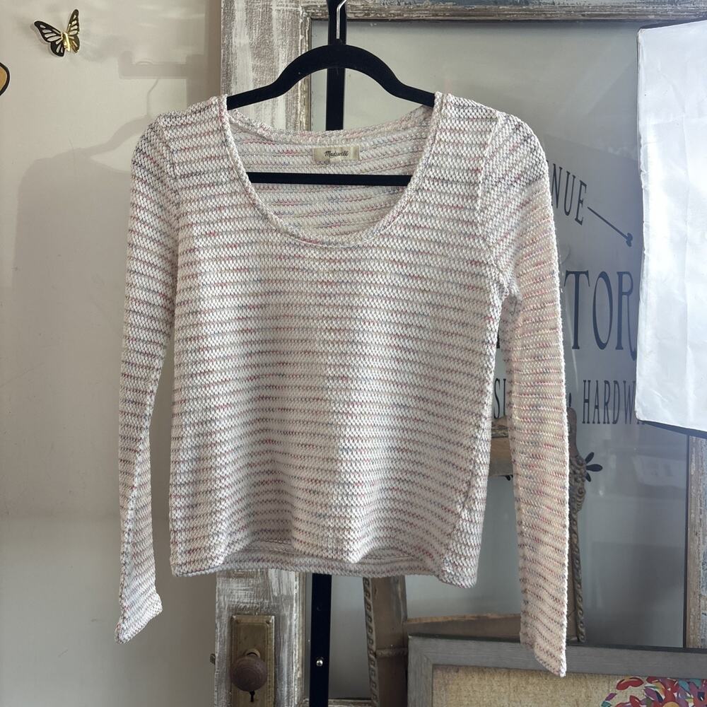 Women’s Madewell Cropped Knit Blouse Size XS
